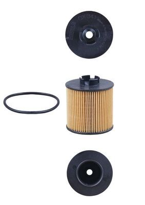Mahle OX341D Oil Filter - 1