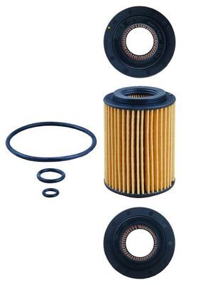 Mahle OX347D Oil Filter - 2