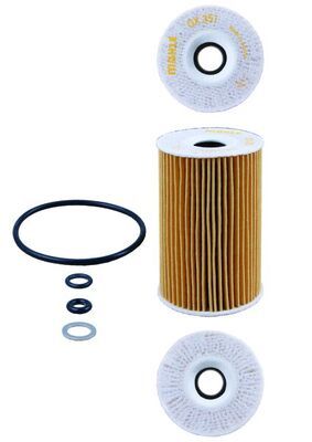 Mahle OX351D Oil Filter - 2
