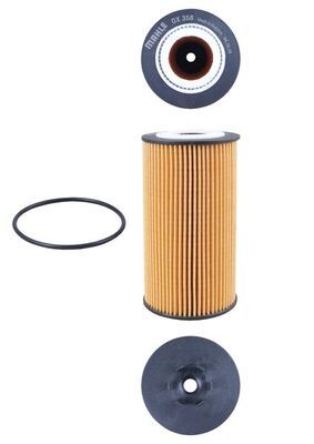 Mahle OX358D Oil Filter - 2