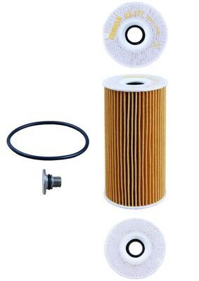 Mahle OX377D Oil Filter - 2