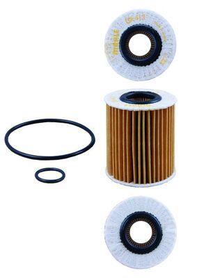 Mahle OX413D1 Oil Filter - 2