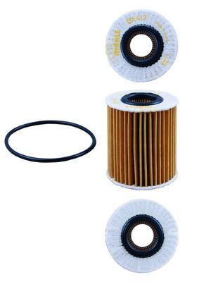 Mahle OX413D2 Oil Filter - 1