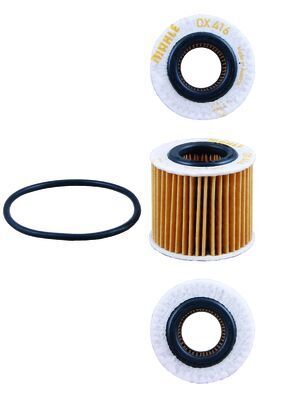 Mahle OX416D1 Oil Filter - 2