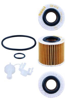 Mahle OX416D2 Oil Filter - 2