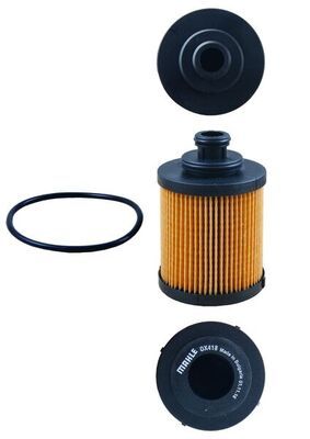 Mahle OX418D Oil Filter - 2