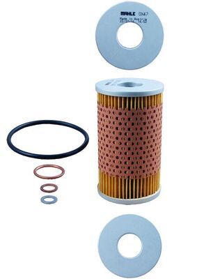 Mahle OX47D Oil Filter - 3