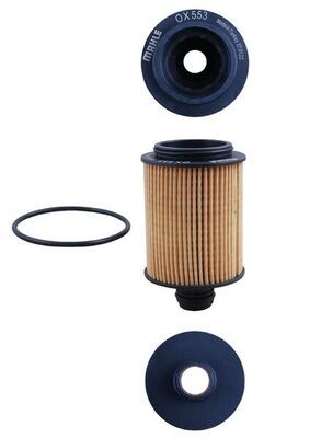 Mahle OX553D Oil Filter - 2