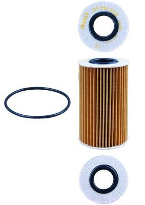 Mahle OX554D1 Oil Filter - 2