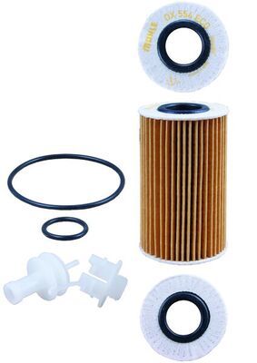 Mahle OX554D2 Oil Filter - 1