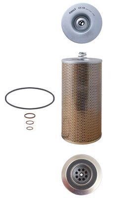 Mahle OX69D Oil Filter - 2