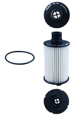Mahle OX774D Oil Filter - 2