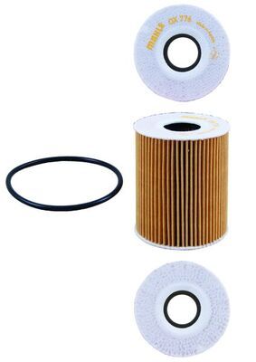 Mahle OX776D Oil Filter - 2