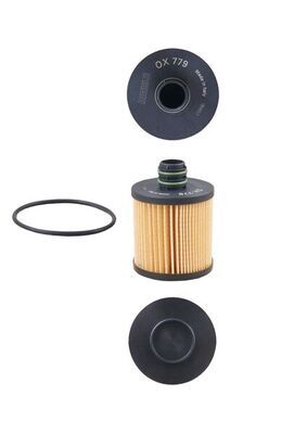 Mahle OX779D Oil Filter - 3