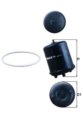 Mahle OZ9D Oil Filter - 1