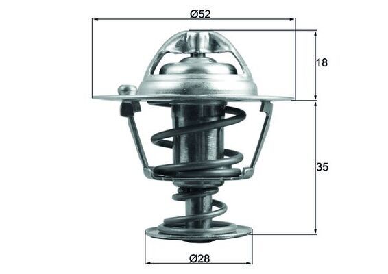 Mahle TX-184-78D Thermostat, coolant - 1