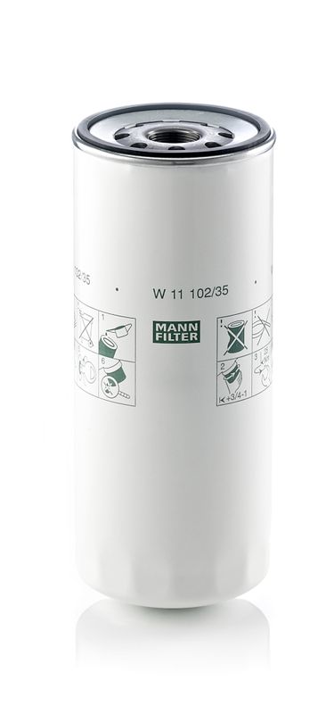 Mann & Hummel W11102/35 Oil Filter - 1