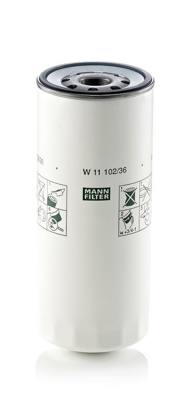 Mann & Hummel W11102/36 Oil Filter - 1