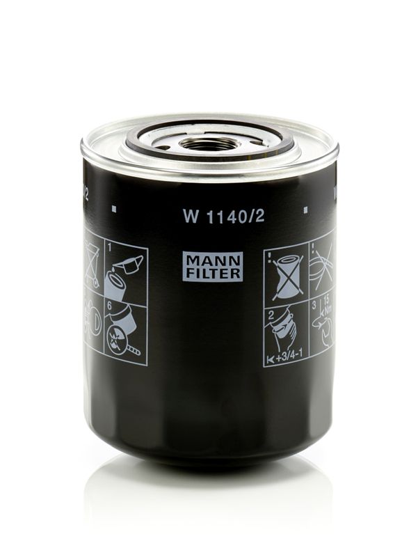 Mann & Hummel W1140/2 Oil Filter - 1
