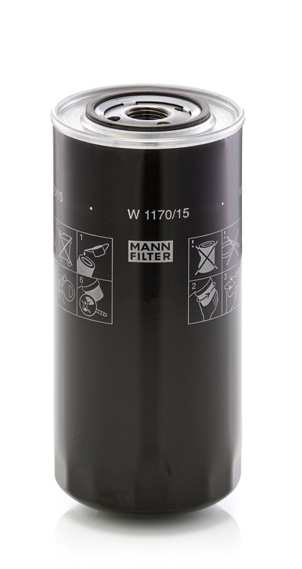 Mann & Hummel W1170/15 Oil Filter - 1