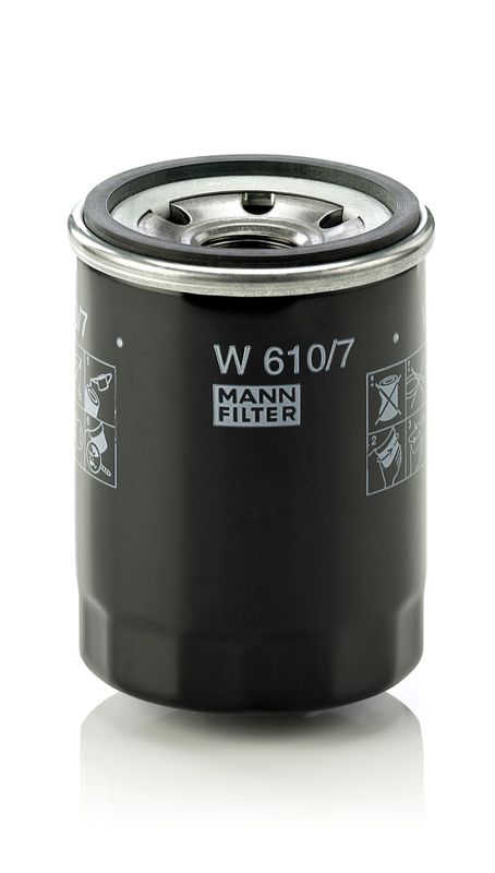 Mann & Hummel W610/7 Oil Filter - 1