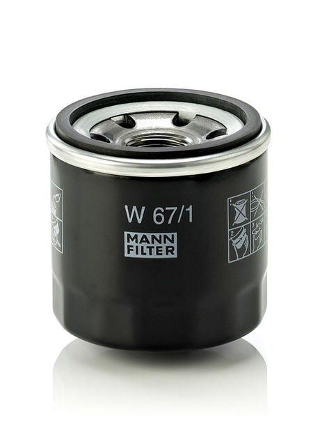 Mann & Hummel W67/1 Oil Filter - 1
