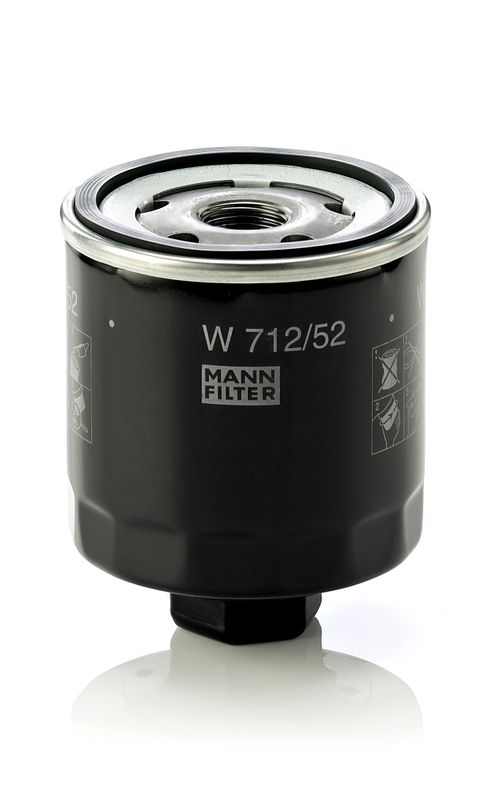 Mann & Hummel W712/52 Oil Filter - 1
