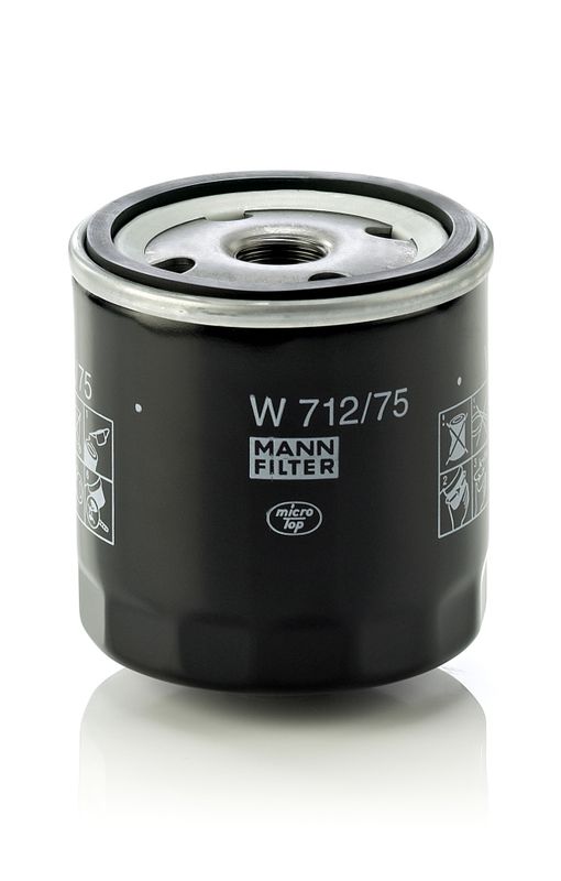 Mann & Hummel W712/75 Oil Filter - 1