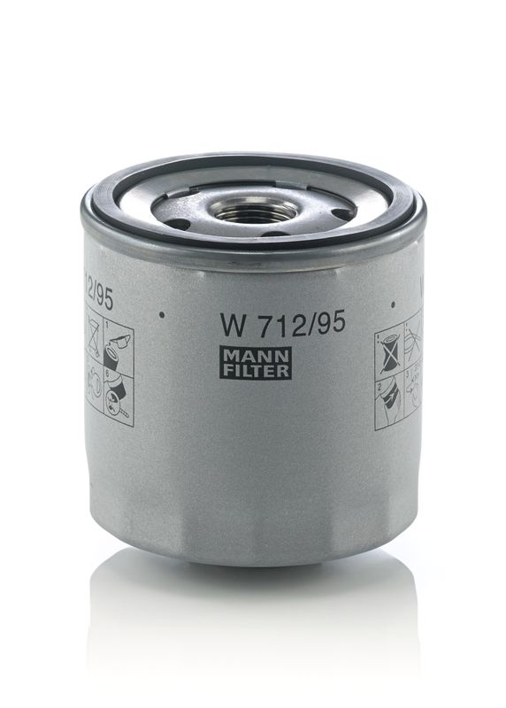 Mann & Hummel W712/95 Oil Filter - 1