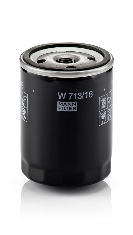 Mann & Hummel W713/18 Oil Filter - 1