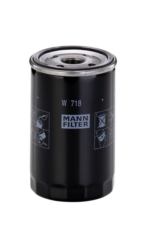 Mann & Hummel W718 Oil Filter - 1