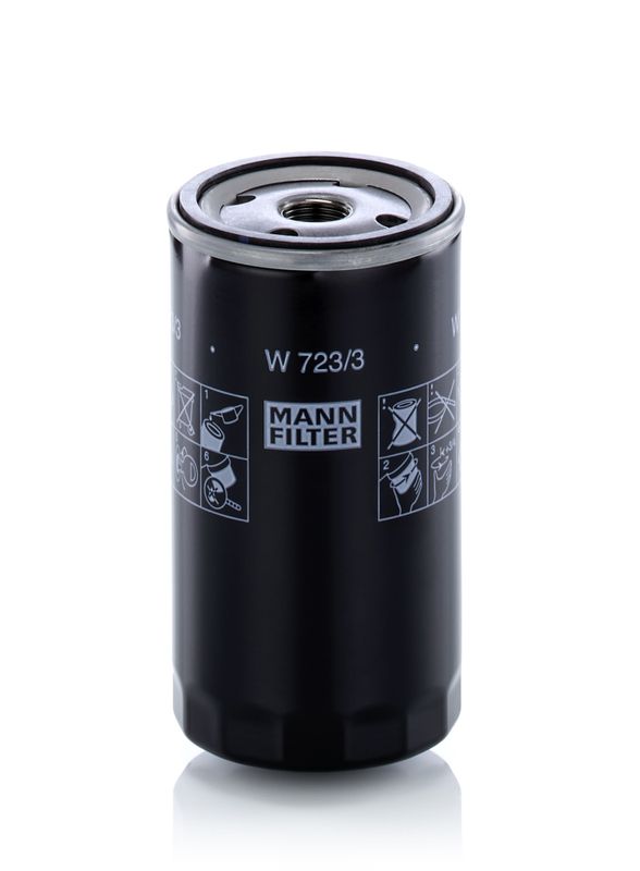 Mann & Hummel W723/3 Oil Filter - 1