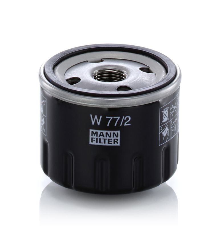 Mann & Hummel W77/2 Oil Filter - 1