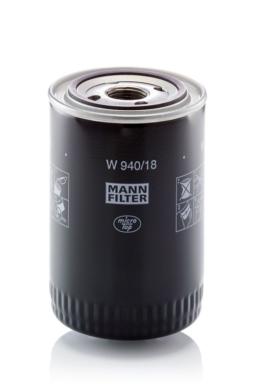 Mann & Hummel W940/18 Oil Filter - 1