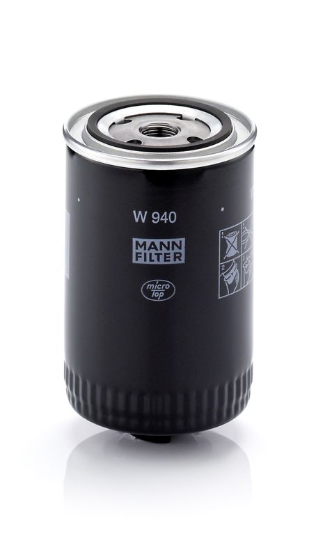Mann & Hummel W940 Oil Filter - 1