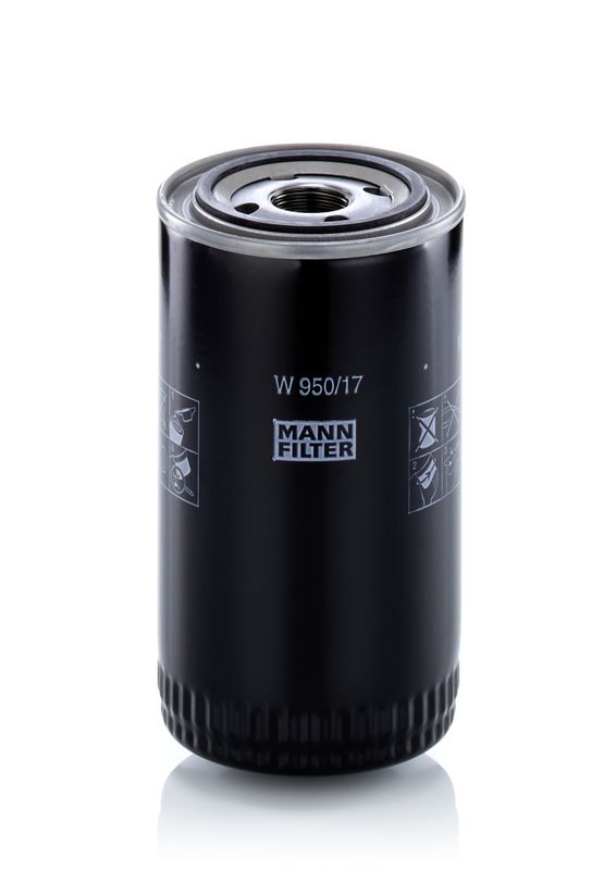 Mann & Hummel W950/17 Oil Filter - 1