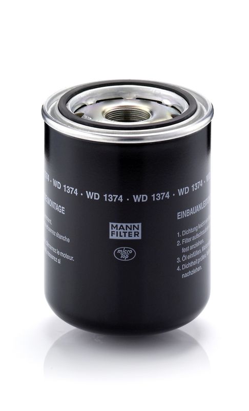 Mann & Hummel WD1374 Hydraulic Filter, automatic transmission - 1