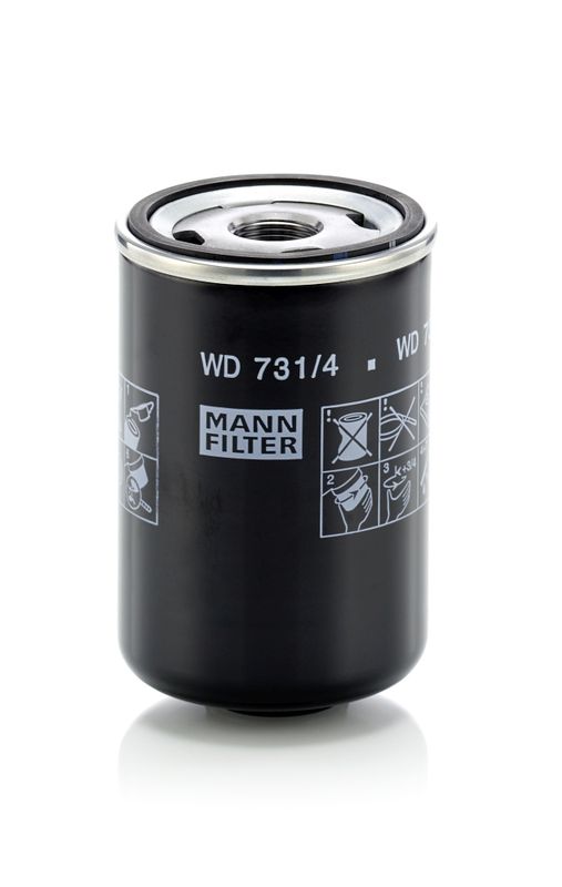 Mann & Hummel WD731/4 Oil Filter - 1