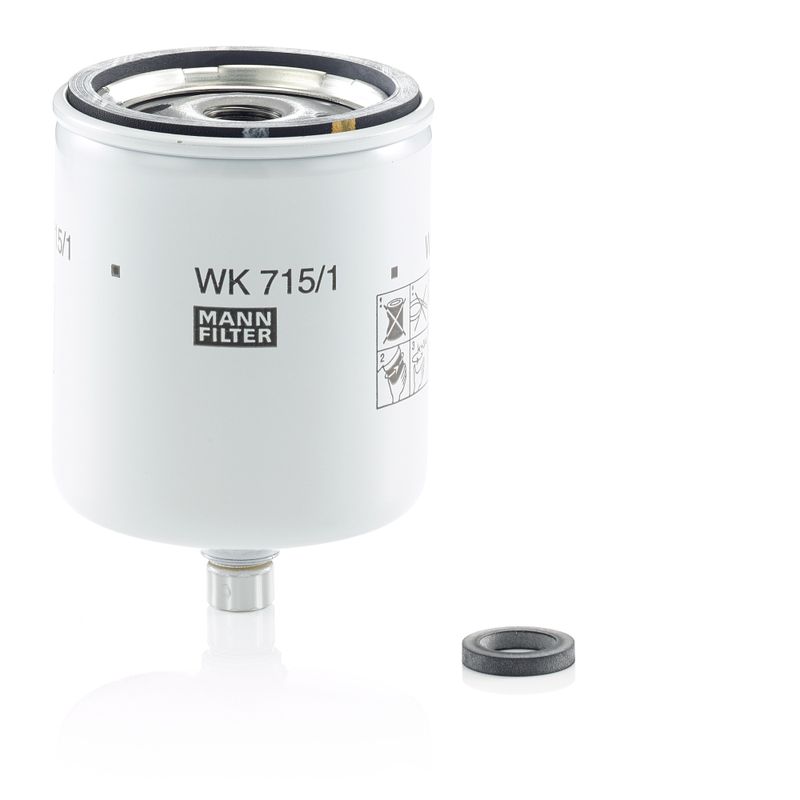 Mann & Hummel WK715/1X Fuel Filter - 1