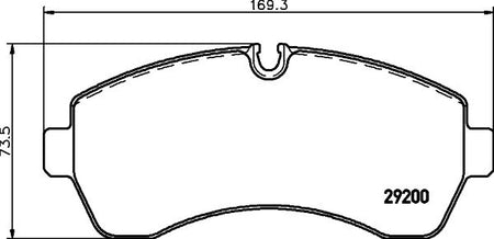 Mintex Braking (tmd) MDB2804 Brake Pad Set, disc brake - 1
