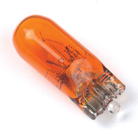 12V 5W W2.1x9.5d Capless Amber Miniature Bulb