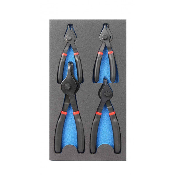 4PC 1- 2.3mm Circlip Plier 90 Degree Tip