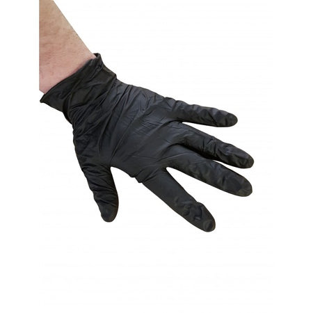 Black Rhino Heavy Duty Powder Free Nitrile Gloves - Large
