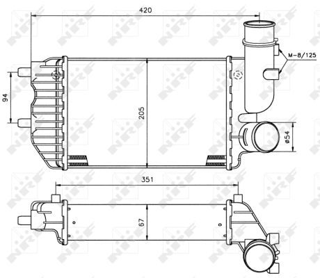 NRF 30066AA Charge Air Cooler - 5