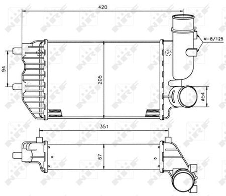 NRF 30066AA Charge Air Cooler - 5