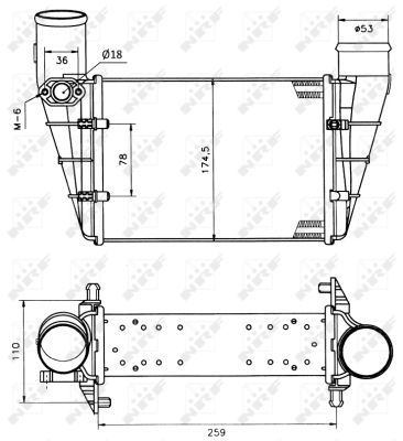 NRF 30127AA Charge Air Cooler - 5