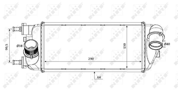 NRF 30183B Charge Air Cooler - 5