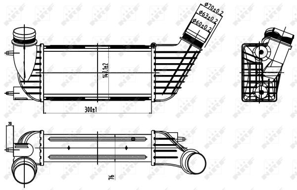 NRF 30192B Charge Air Cooler - 5