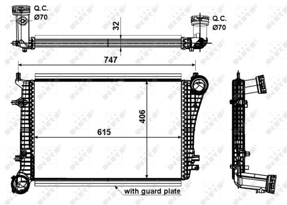 NRF 30199B Charge Air Cooler - 5