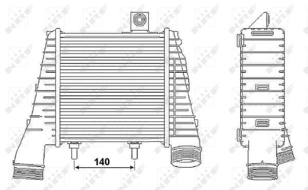 NRF 30238 Charge Air Cooler - 2